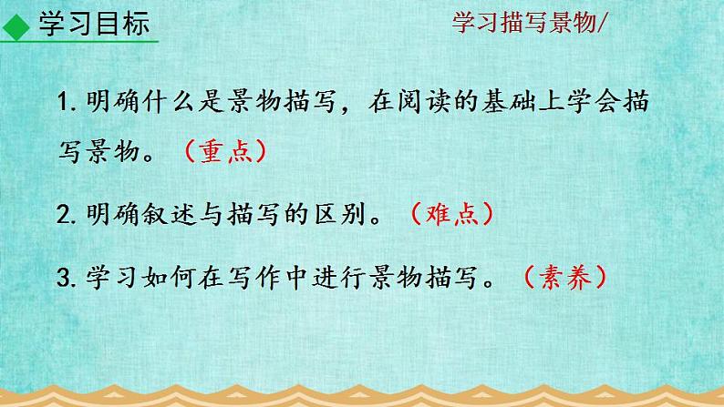 统编版语文八年级上册第三单元写作学习描写景物教学资料课件PPT第6页
