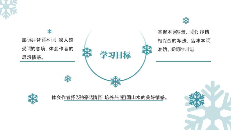 初中语文部编版九年级上册-沁园春雪 课件+教案02
