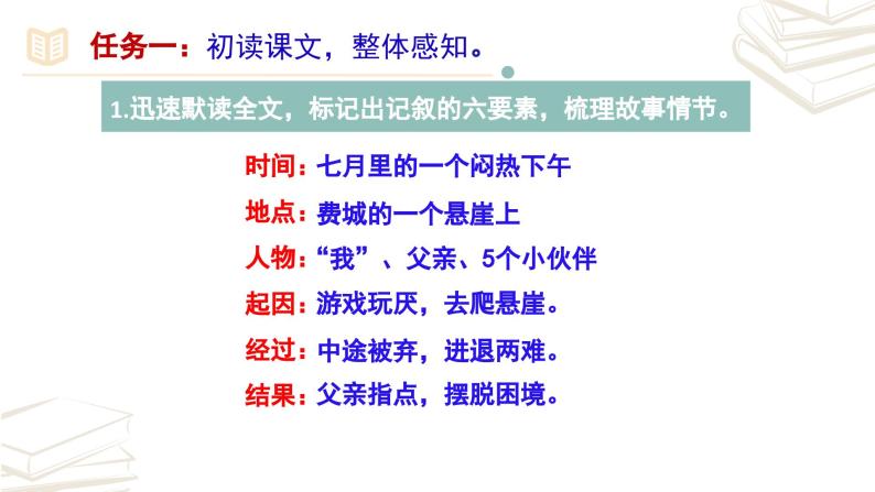 【核心素养】部编版初中语文七年级上册第14课《走一步，再走一步》课件07