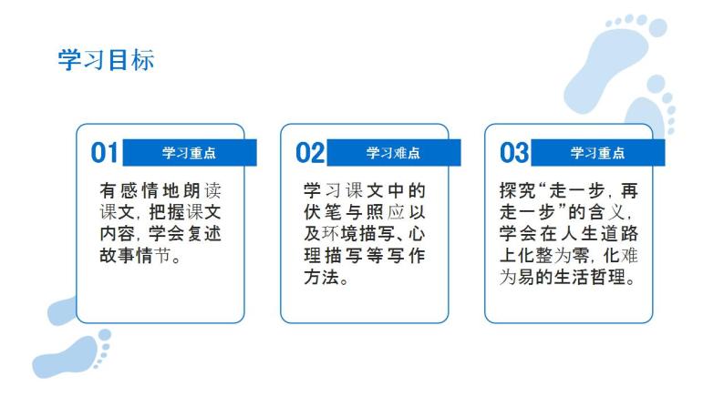 初中语文部编版七年级上册-走一步，再走一步 课件+教案02