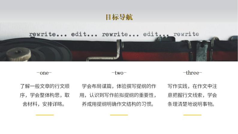 初中语文部编版七年级上册-写作（思路要清晰） 课件03