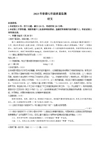 河南省驻马店市驿城区2022-2023学年七年级下学期期末语文试题（含答案）