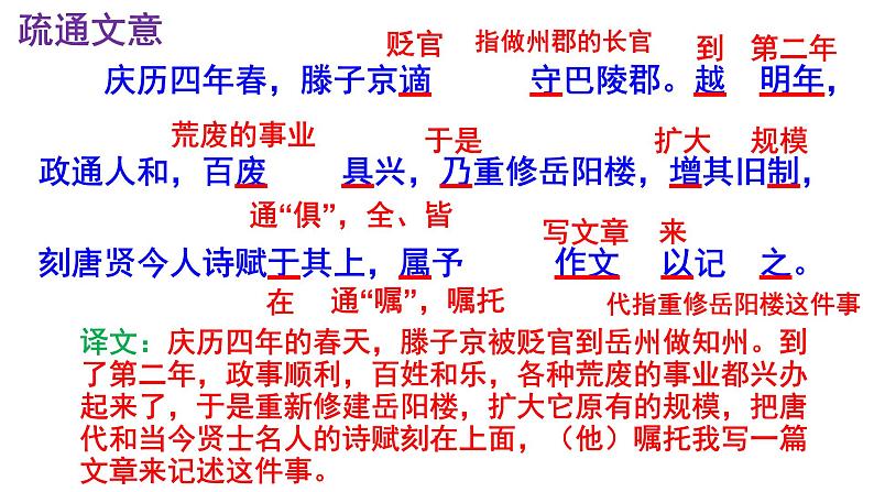 九上语文第11课《岳阳楼记》精品实用高效课件第8页