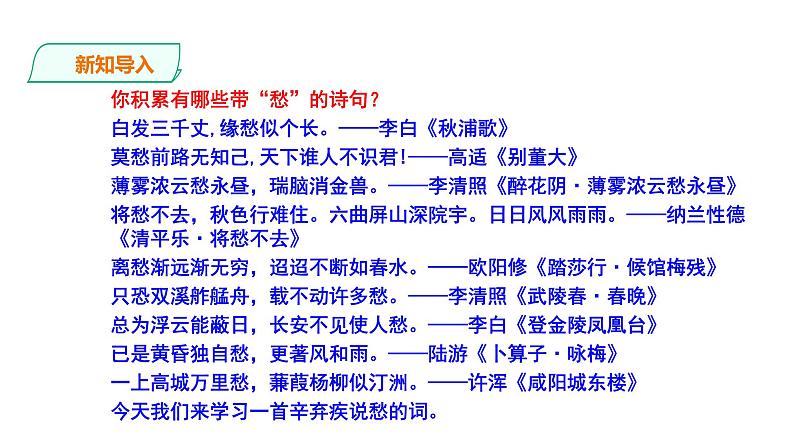 《丑奴儿·书博山道中壁》课件第2页