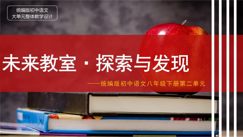 【大单元整体设计】 统编版 初中语文 八年级下册 第二单元：未来教室 探索与发现（课件）01
