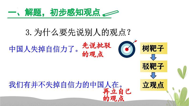 第18课《中国人失掉自信力了吗》(课件)-2022-2023学年九年级语文上册随堂教案 精品课件第5页