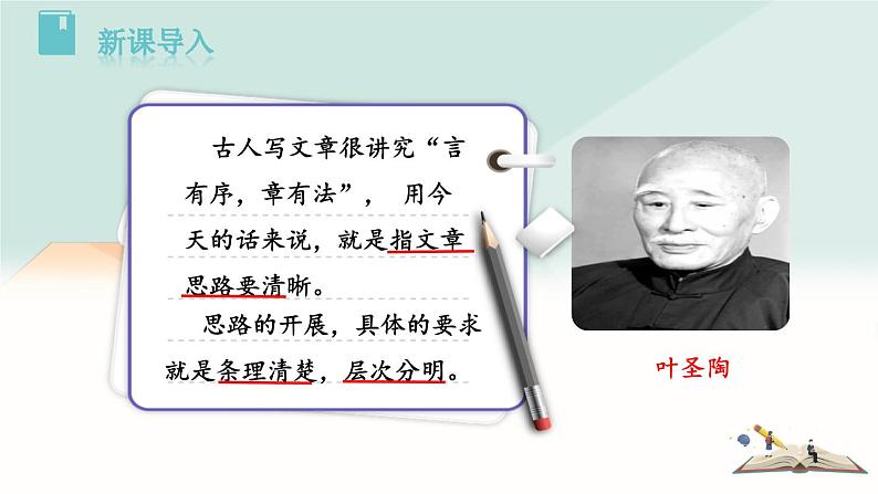 人教版语文七年级上册 第4单元 写作 思路要清晰 PPT课件01
