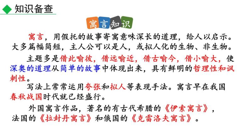 初中语文七年级上册22 寓言四则教学课件（2023秋）04