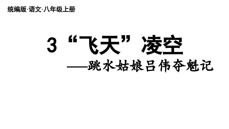 部编版八年级语文上册3《“飞天”凌空》课件PPT第4页