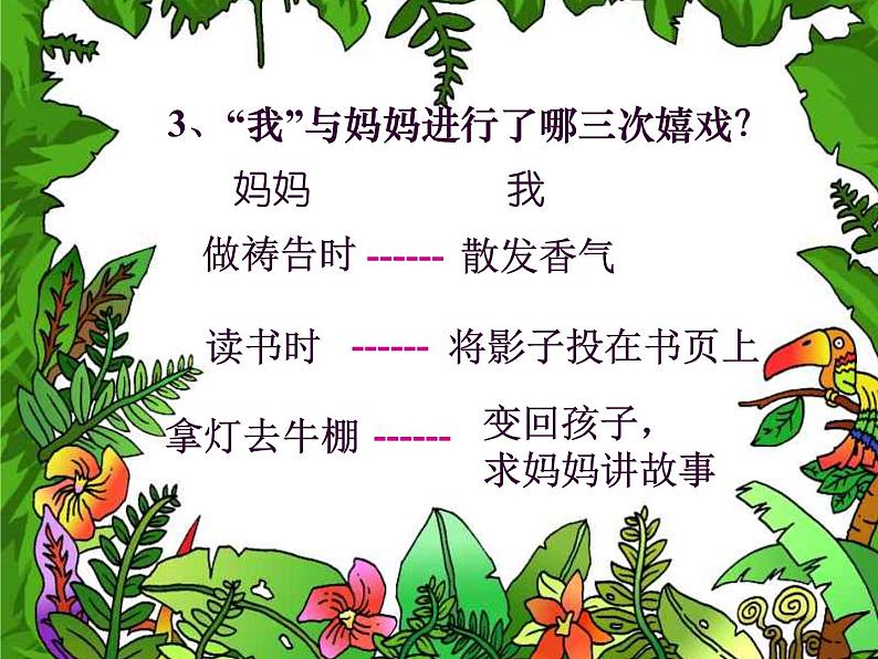 部编版七年级语文上册--7. 散文诗二首(金色花+荷叶母亲)(精品课件)07