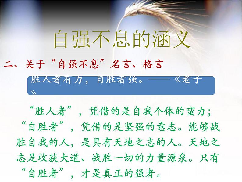 部编版九年级语文上册--综合性学习专练 君子自强不息(精品课件)第4页