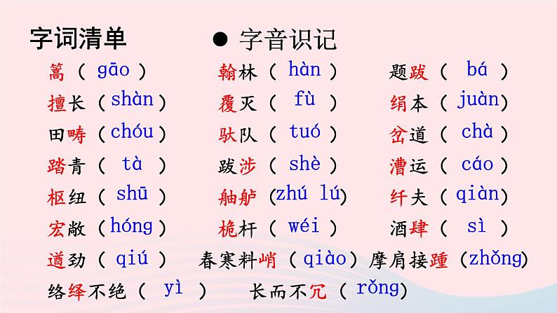 2023八年级语文上册第五单元22梦回繁华配套课件(部编版)04