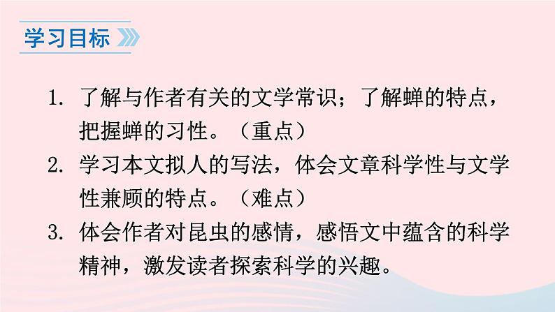 2023八年级语文上册第五单元21蝉课件1(部编版)第5页