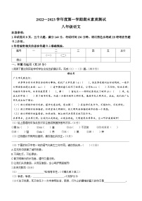 河南省駐馬店市西平縣2022-2023學(xué)年八年級(jí)上學(xué)期期末語(yǔ)文試題