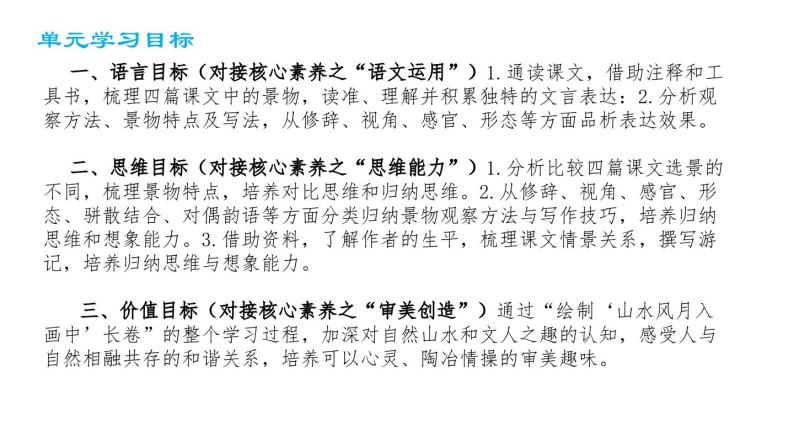 第三单元整体教学课件 【大单元教学】八年级语文上册 2023-2024学年统编版06