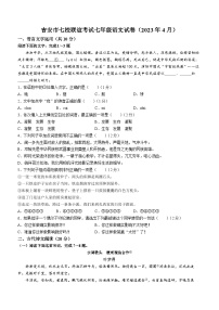 江西省吉安市七校联考2022-2023学年七年级下学期期中语文试题
