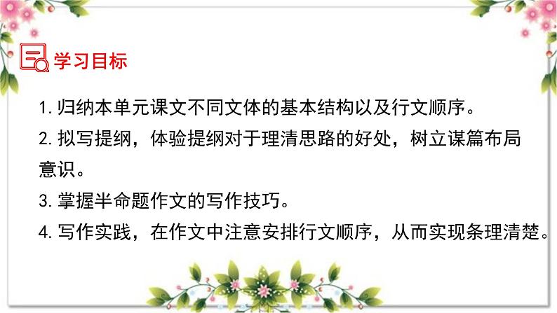 第四单元写作 思路要清晰 七年级语文上册写作指导 2023-2024学年统编版课件PPT03
