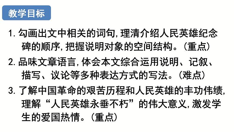 20.《人民英雄永垂不朽》课件PPT第3页