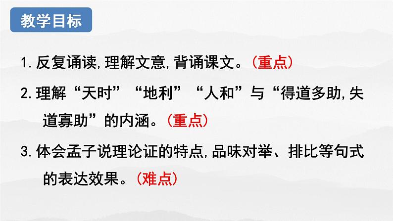 23.《孟子三章》-《 得道多助,失道寡助》课件PPT第3页