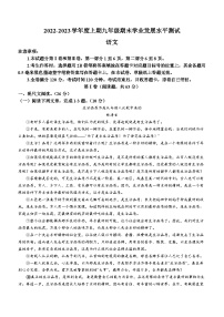 四川省瀘州市龍馬潭區(qū)2022-2023學(xué)年九年級上學(xué)期期末語文試題