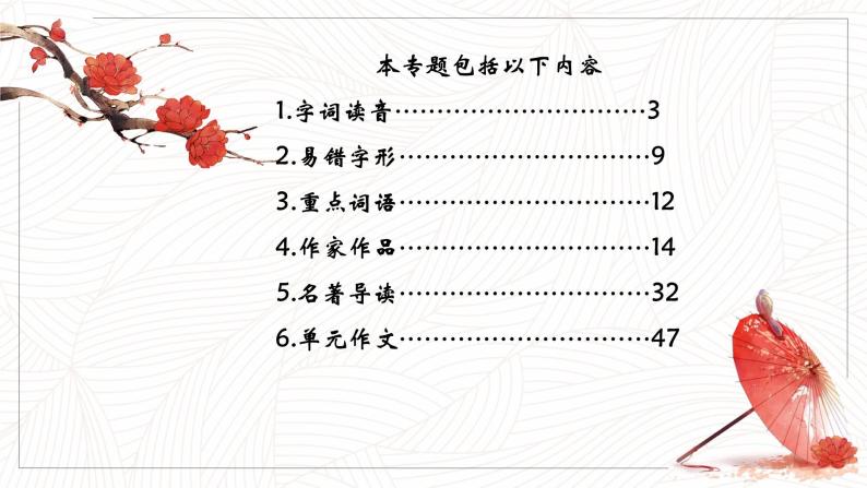 专题01 基础知识与写作【考点串讲PPT】-2023-2024学年七年级语文上学期期中考点大串讲（统编版）02