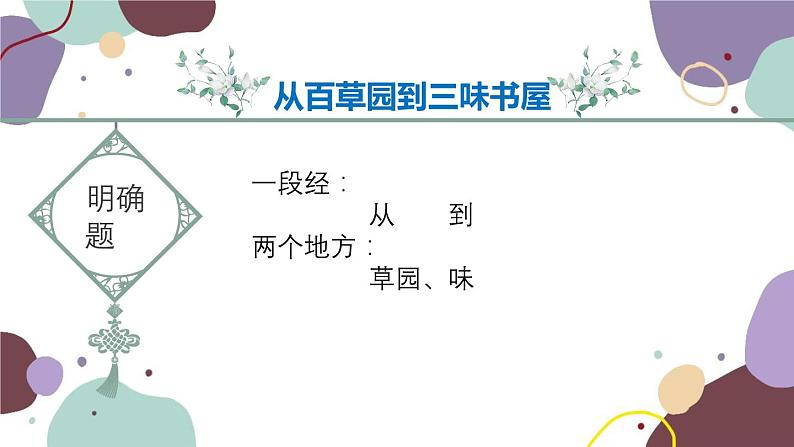 统编版语文七年级上册 9 从百草园到三味书屋课件第5页