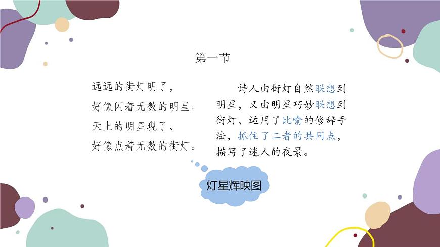 統(tǒng)編版語文七年級上冊 20 天上的街市課件第7頁