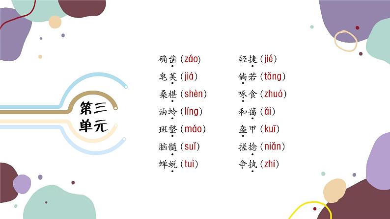 统编版语文七年级上册 专题一 字音与字形课件第5页