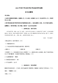 2023年浙江省湖州市长兴县等二地中考一模语文试题