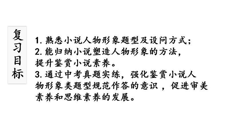 22、中考语文:小说阅读之形象(课件)2024年中考语文冲刺专项 统编版第2页