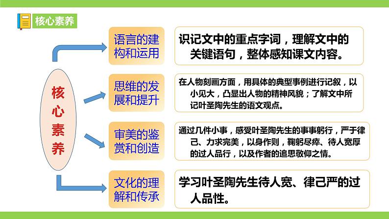 14【核心素养】部编版初中语文七年级下册 14《 叶圣陶先生二三事》》课件+教案+导学案(师生版)+同步测试(含答案)03