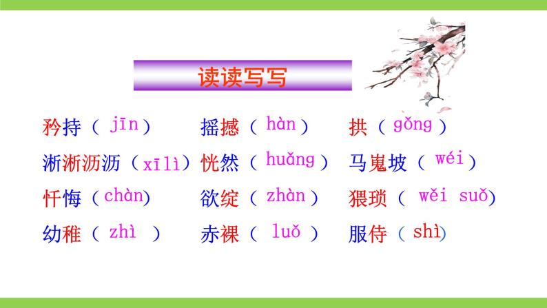 19【核心素养】部编版初中语文七年级下册 19《 一棵小桃树》课件+教案+导学案（师生版）+同步测试（含答案）07