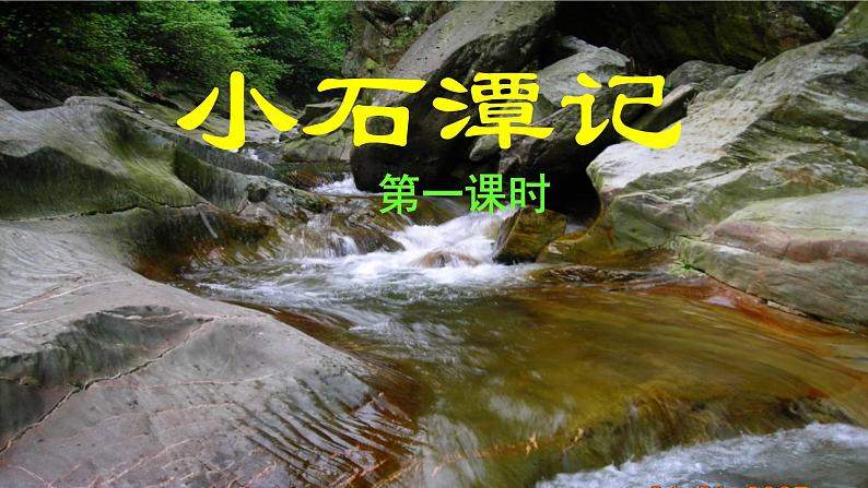 10 【核心素养】部编版初中语文八年级下册10《 小石潭记》 课件+教案+导学案(师生版)+同步测试(含答案)05