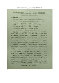 湖南省长沙市浏阳市2023-2024学年九年级上学期期中考试语文试卷