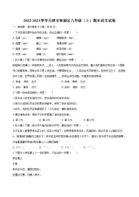 2022-2023学年天津市东丽区八年级（上）期末语文试卷（含详细答案解析）
