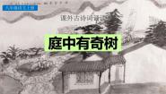 初中语文人教部编版八年级上册庭中有奇树授课课件ppt
