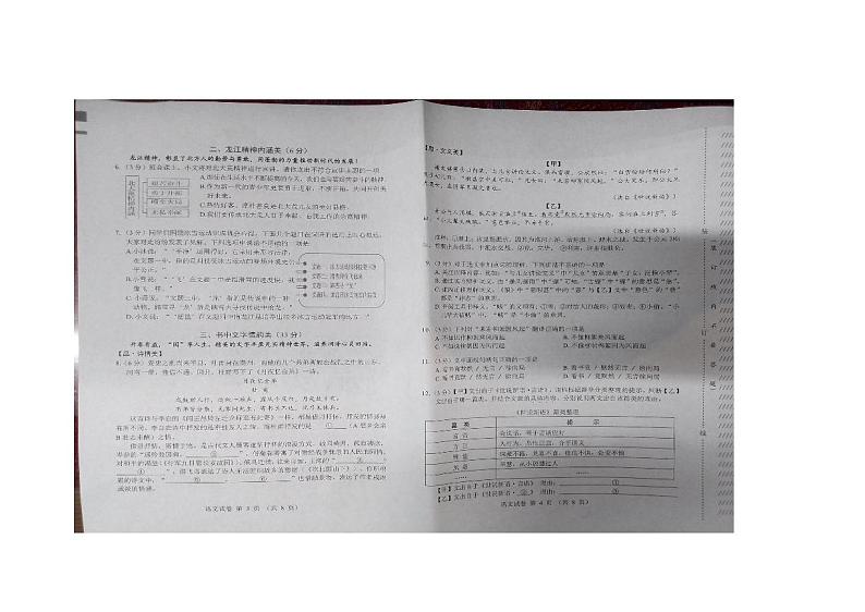 黑龙江省哈尔滨市2023—2024学年七年级上学期期末测试语文试卷第2页