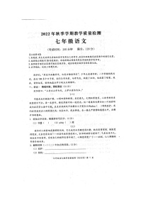 广西壮族自治区防城港市2022-2023学年七年级上学期期末语文试题