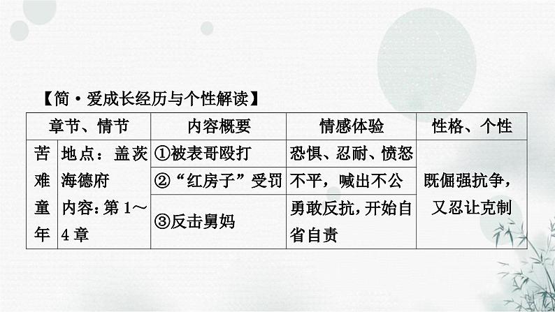 中考语文复习综合学习专题二名著阅读十二《简·爱》课件第6页