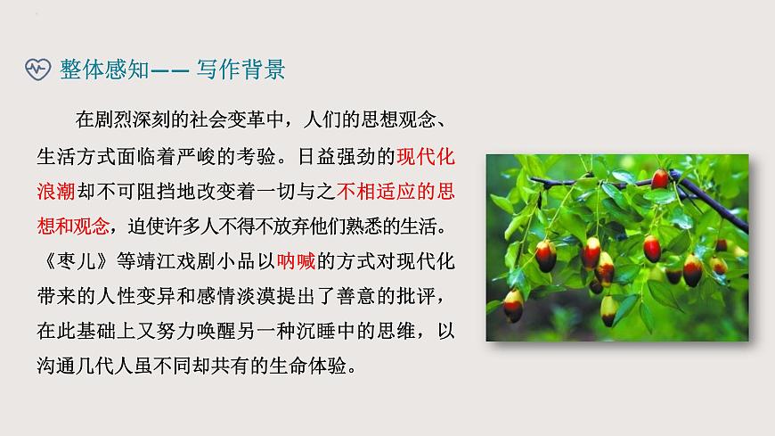 部編版語(yǔ)文九年級(jí)下冊(cè) 19 棗兒 同步課件第4頁(yè)