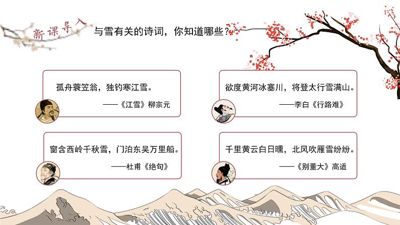 初中语文部编版九年级下册-白雪歌送武判官归京(2023)课件第3页