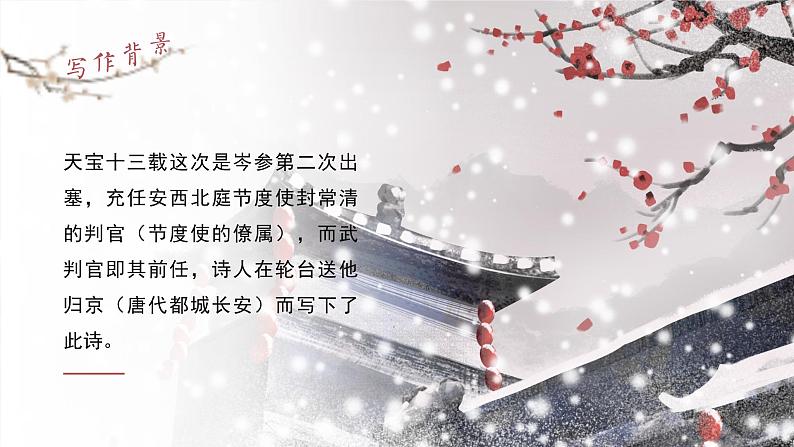 初中语文部编版九年级下册-白雪歌送武判官归京(2023)课件第5页