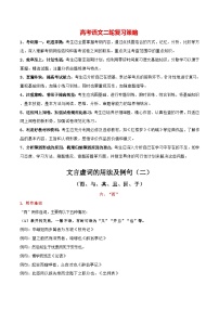 2024年中考语文文言文知识清单 专题02 文言虚词用法及例句（二）-【必背、必备】（部编版）