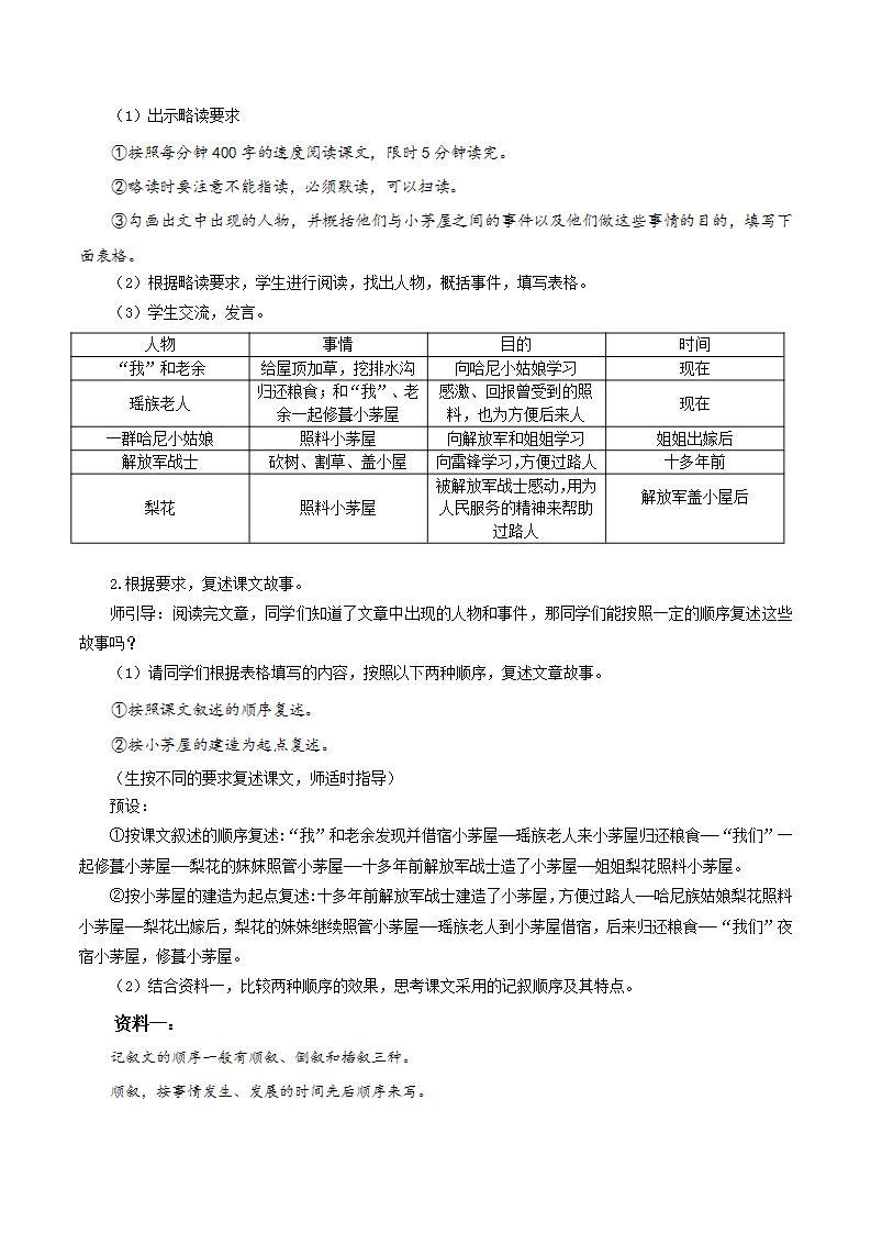 人教统编版语文七年级下册15.1《驿路梨花》第一课时 课件+教学设计02