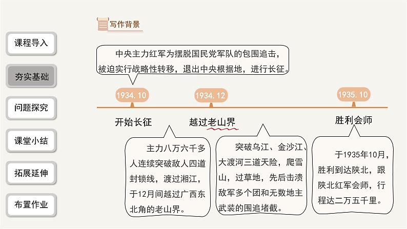 2023-2024学年统编版语文七年级下册 第二单元 《老山界》 课件第5页