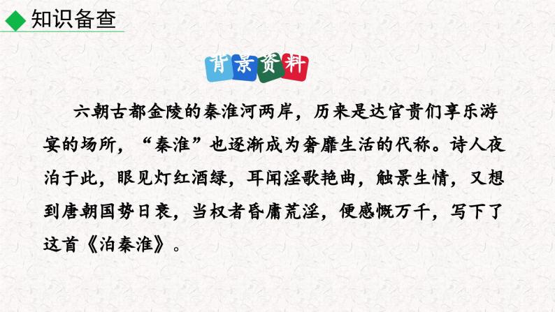 课外古诗词诵读（泊秦淮 贾生 过松源晨炊漆公店 约客 ）（课件）七年级下册语文2023-2024学年 部编版05