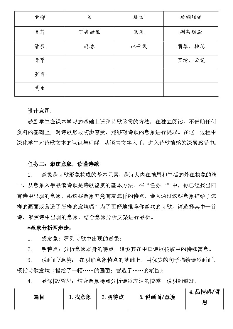 統(tǒng)編版語文九年級上冊第一單元第三課時?組文閱讀課教案第2頁