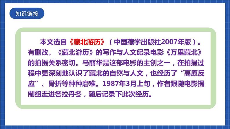 人教统编版语文八年级下册18.《在长江源头各拉丹冬》课件第5页