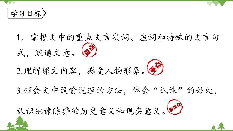 统编版语文九年级下册 第6单元 21《邹忌讽齐王纳谏》第1课时课件第4页