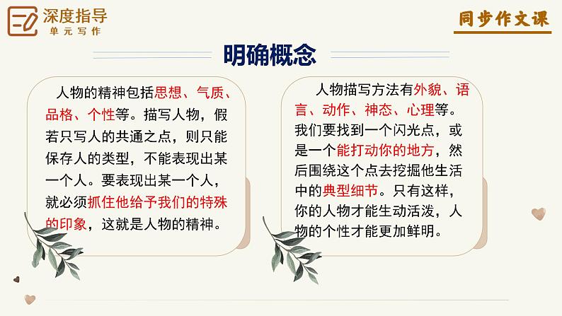 专题01 写出人物精神+环境描写贯穿全文技巧指导-【同步作文课】2023-2024学年七年级语文下册单元写作深度指导(统编版)课件PPT06